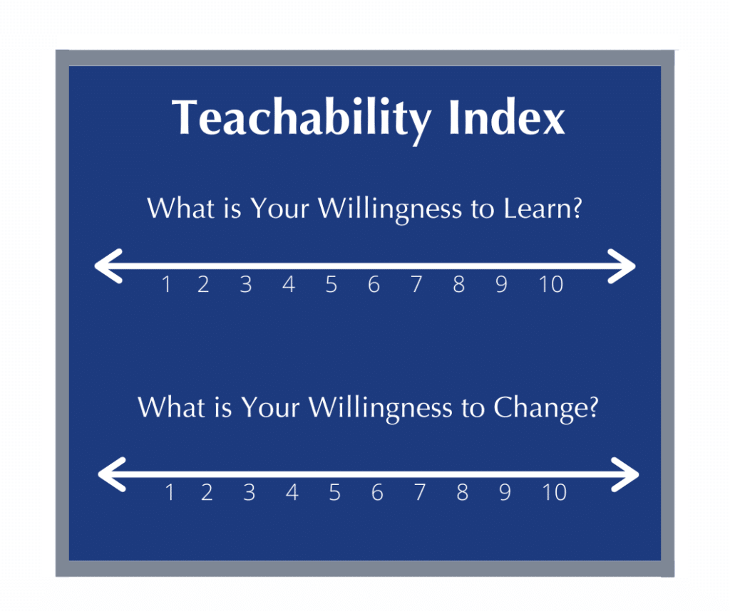 Teachability Index Flip Chart
