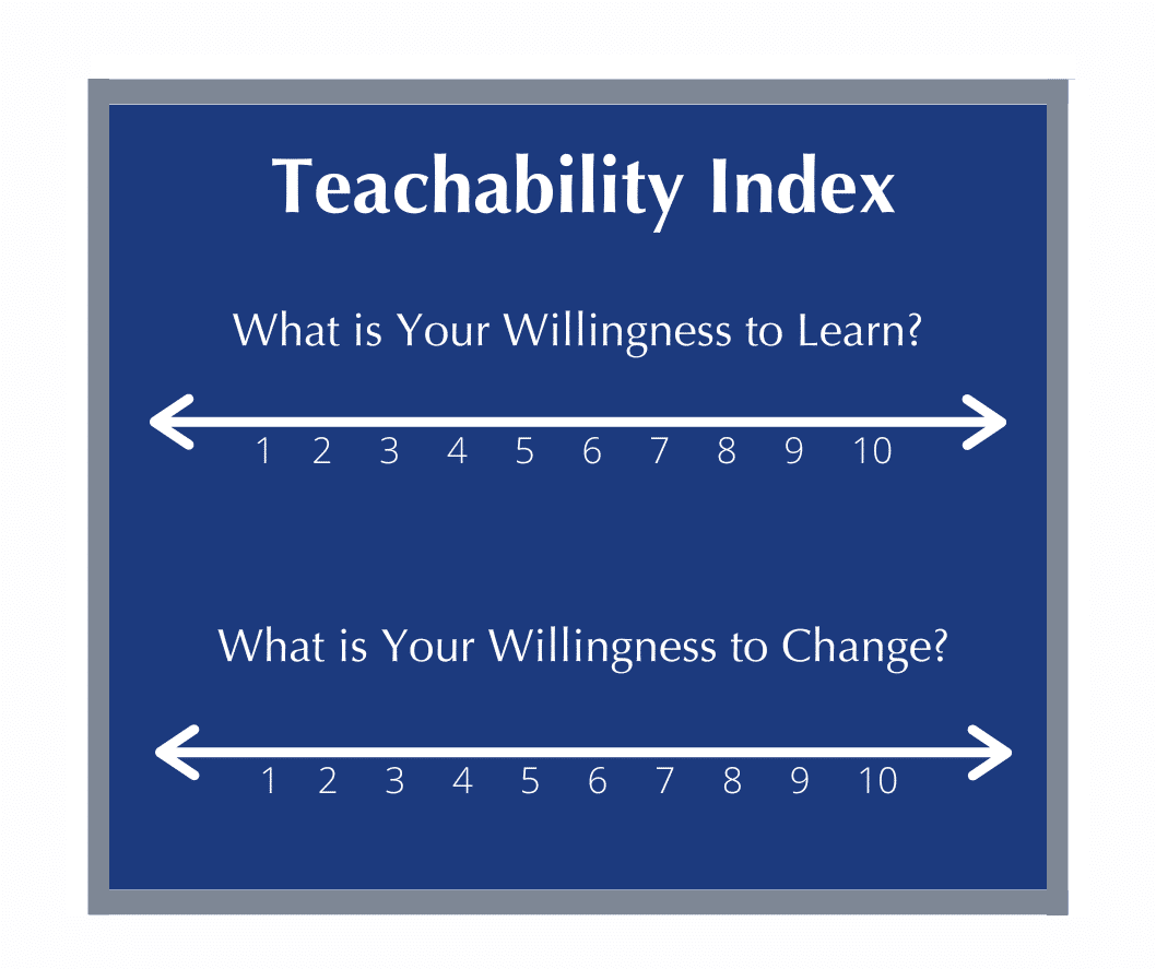 Teachability Index Flip Chart